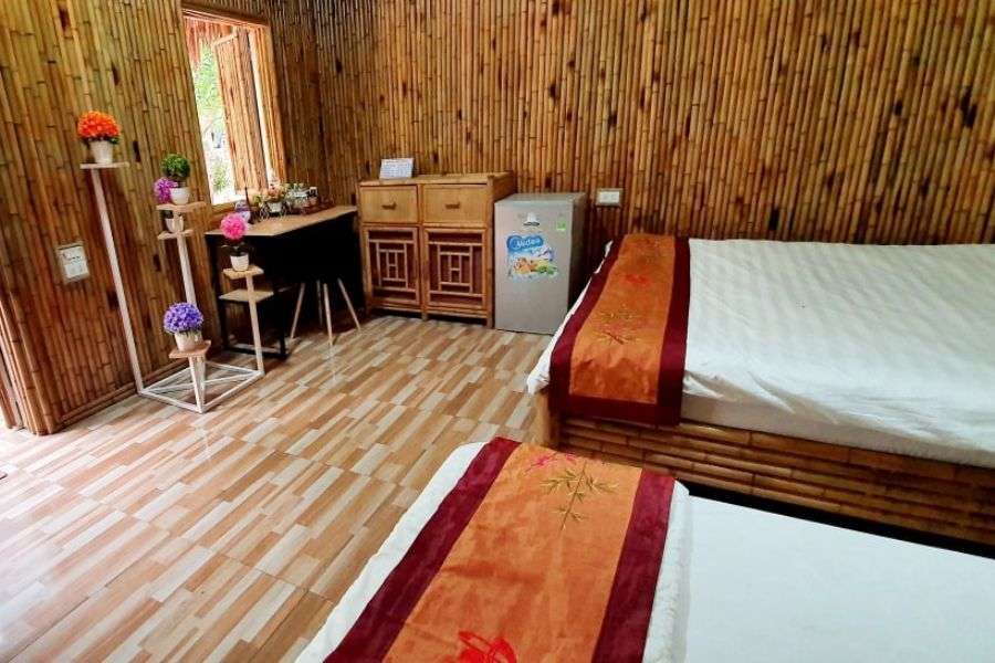 Quoc Khanh Bamboo homestay, nơi ngắm hoàng hôn dưới chân đồi 5