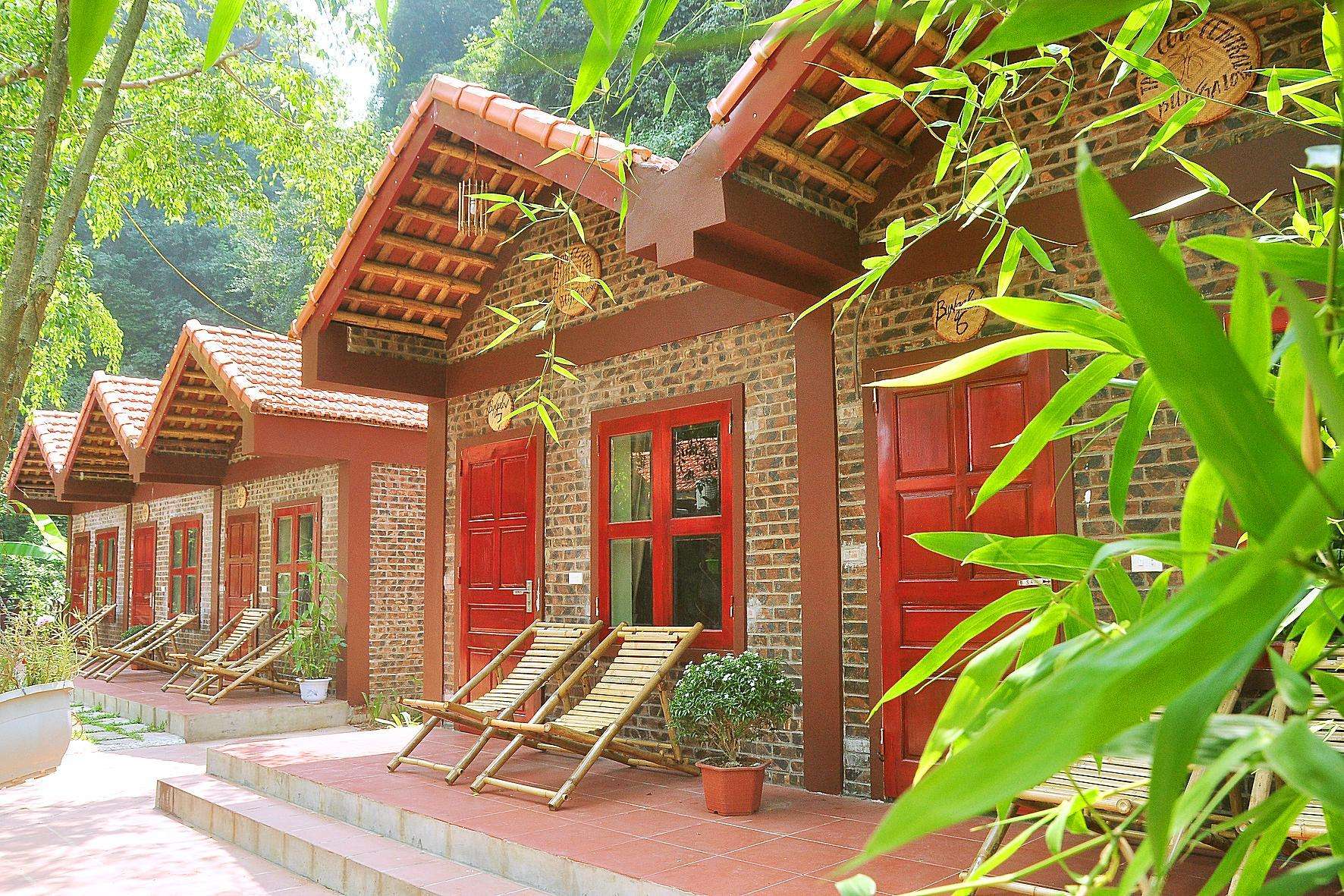 Hình ảnh phòng Bungalow hướng nhìn ra phong cảnh Núi non